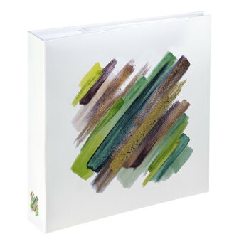 Hama Memo-album Brushstroke Voor 200 Foto&#039;s Van 10x15 Cm Groen