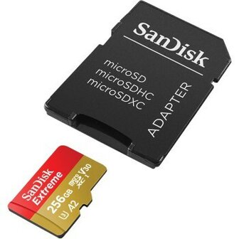 Sandisk MicroSDXC Extreme 256GB 190/130 Mb/s - A2 - V30