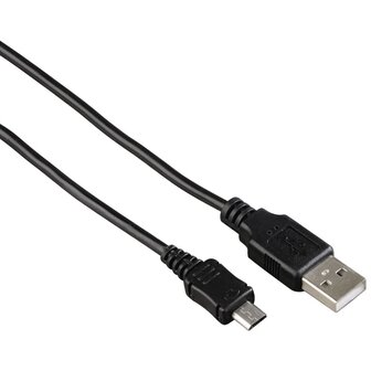 Hama Oplaad-/gegevenskabel Micro-USB 0,6 M Zwart