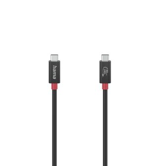 Hama USB-C-kabel E-Marker USB4 Gen3 40 Gbit/s 5 A 240 W 1,00 M