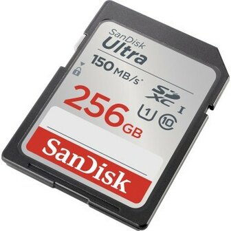 Sandisk SDXC Ultra 256GB 150mb/s C10 UHS-I