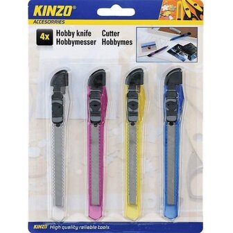 Kinzo Hobbymessen 4 Stuks