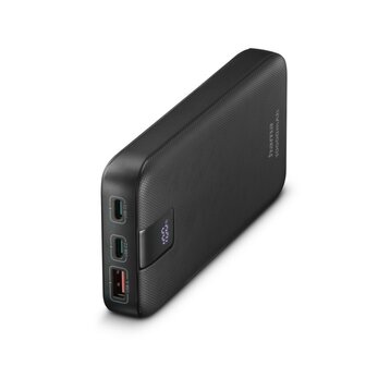 Hama Power Pack PD 10 10000mAh 3 Uitgangen: 2x USB-C 1x USB-A Antraciet