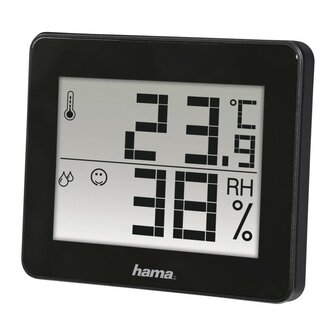 Hama Thermo-/hygrometer TH-130 Zwart