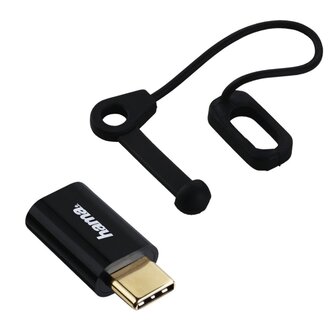 Hama USB-C-adapter USB 2.0 USB-C-stekker &ndash; Micro-USB-koppeling 480 Mbit/s