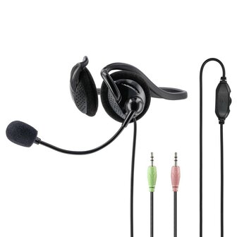 Hama PC-Office-headset NHS-P100&rdquo; Met Nekband Stereo Zwart