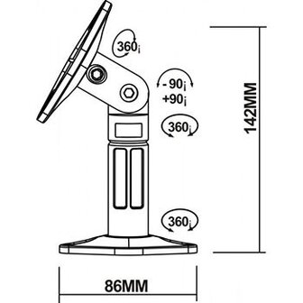 Reflecta Speakerstand Sono 2.1 Wit