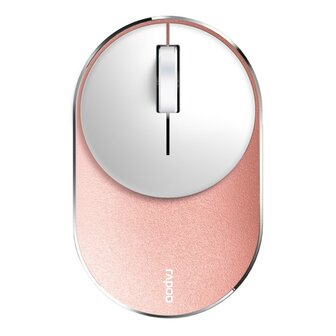 Rapoo M600 Mini Silent Multimodus Draadloze Optische Muis Rose Gold