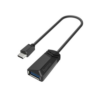 Hama USB-OTG-adapter USB-C-stekker - USB-aansluiting USB 3.2 Gen1 5 Gbit/s