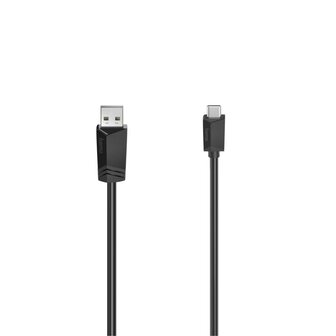 Hama USB-C-kabel USB-A-stekker - USB-C-stekker USB 2.0 480 Mbit/s 1,50 M