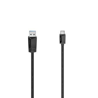 Hama USB-C-kabel USB-C-stekker - USB-A-stekker USB 3.2 Gen1 5 Gbit/s 0,25 M