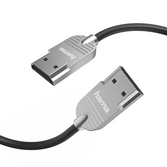 Hama High-speed HDMI&trade;-kabel Ultra-Slim 4K Conn. - Conn. Ethernet 1,0 M