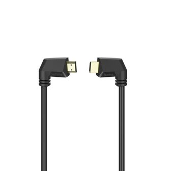 Hama High Speed HDMI&trade;-kabel Connector - Connector 90&deg; Ethernet Verguld 1,5 M