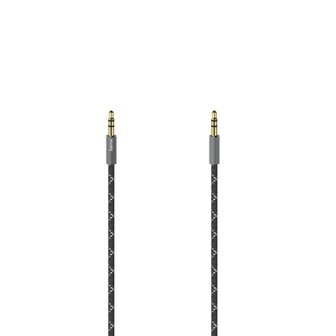 Hama Audiokabel 3,5-mm-jack-st. - St. Stereo Metaal Verguld 1,5 M