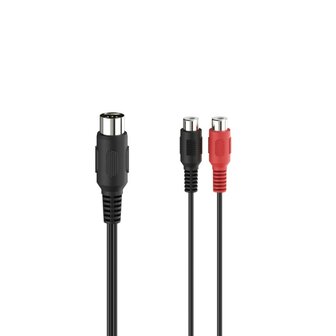 Hama Audio-adapter 2 Cinch-koppelingen - 5-pol. DIN-stekker