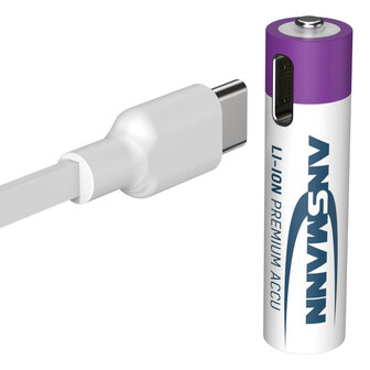 Ansmann Oplaadbaar Batterij Aaa En Usb-c