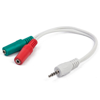 Scanpart Adapterkab.4p Jack-&gt;mic En Stereo