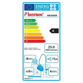 Bestron ABL930SR Ecosenzo Plus Zakloze Stofzuiger 700W