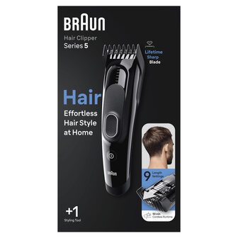 Braun HC5310 Haartrimmer Zwart