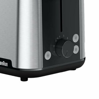 Braun HT1510BK PurEase Broodrooster Zwart/RVS