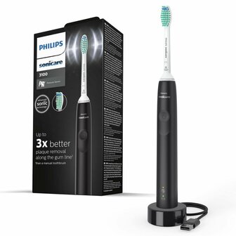 Philips HX3671/14 Sonicare 3100 Series Sonische Elektrische Tandenborstel Zwart