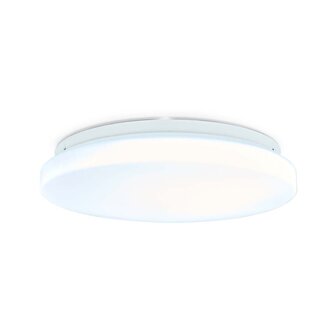 Nedis WIFILAW11WT Smartlife Plafondlamp Wi-fi Rgb / Warm Tot Koel Wit Rond Diameter: 260 Mm 1820 Lm 3000 - 6500 K Ip20 Energieklasse: F Android&trade; / Ios