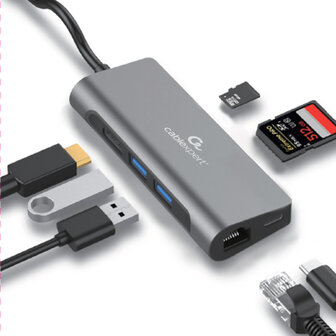 Cablexpert Gmb Usb-c Multi-poort 5-in-1