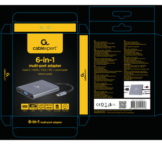 Cablexpert Gmb Usb-c Multi-port 6-in-1