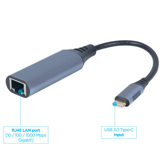 Cablexpert Gmb Adapter Usb-c-&gt;ethern