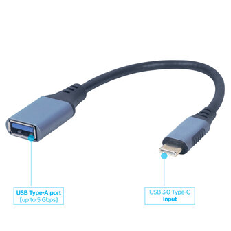 Cablexpert Gmb Adapter Usb-c-&gt;usb-a(f)