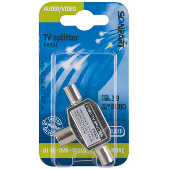 Scanpart Tv Splitter 9.5(f)-2x9.5(m)