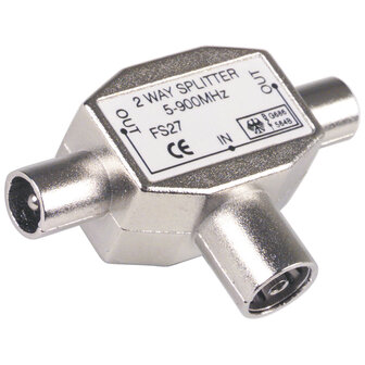 Scanpart Tv Splitter 9.5(f)-2x9.5(m)