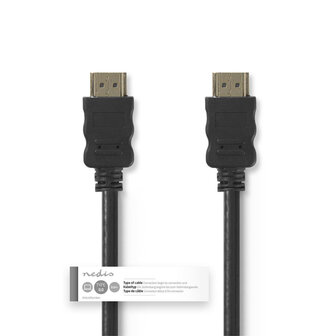 Nedis CVGT34000BK100 High Speed Hdmi&trade;-kabel Met Ethernet Hdmi&trade;-connector - Hdmi&trade;-connector 10 M Zwart