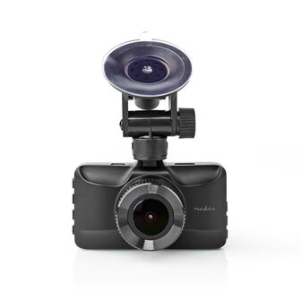 Nedis DCAM15BK Dashcam Full Hd 1080 P 1 Ch 3,0 Inch Kijkhoek Van 120&deg; Metalen Behuizing