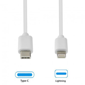 GrabNGo Gng Laadk.usb-c&gt;lightn.1m Wit