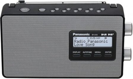 Panasonic RF-D10EG-K Draagbare DAB+ Radio Zwart/Zilver