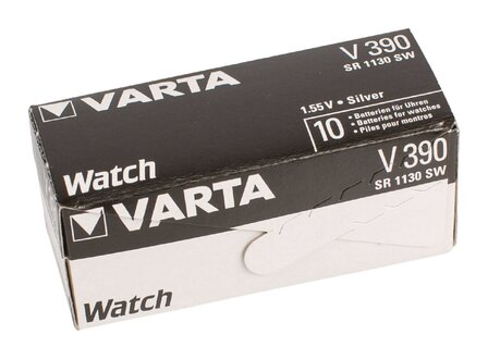 Varta V390 Knoopcel Batterij Zilver