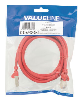 Valueline VLCP85121R20 Cat5e Sf/utp Netwerkkabel Rj45 (8/8) Male - Rj45 (8/8) Male 2.00 M Rood