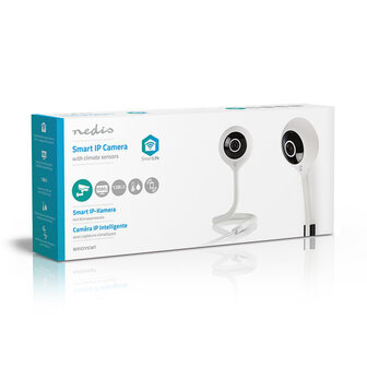 Nedis WIFICI11CWT Wi-fi Smart Ip-camera Klimaatsensor Full-hd 1080p