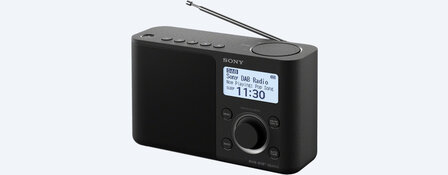 Sony XDR-S61D DAB draagbare radio Zwart