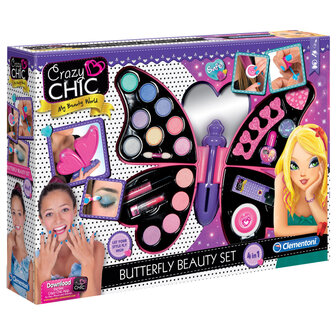 Clementoni Crazy Chic Butterfly Beautyset Make-Up Koffer