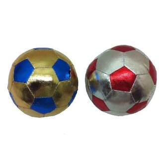 Summertime Stoffen Ball Zilver of Goud 10cm