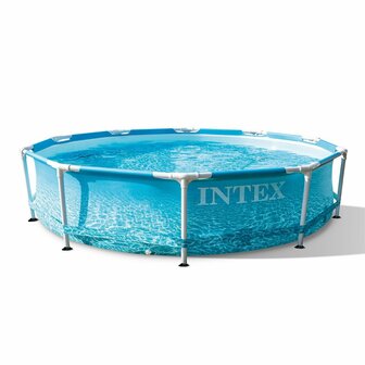 Intex 28206NP Beachside Metal Frame Zwembad 305x76 cm zonder Filterpomp