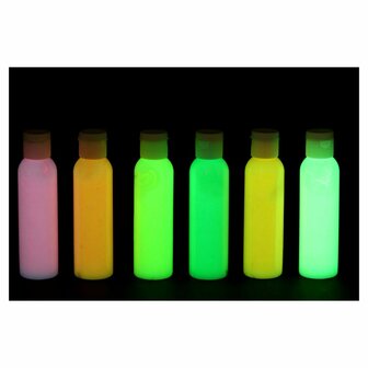 Glow In The Dark Lijm Gekleurd 120 ml