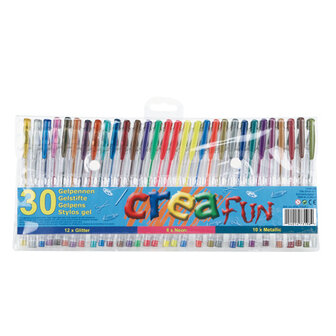 Creafun Gelpennen 30 Stuks