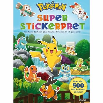 Deltas Pok&eacute;mon Super Stickerpret