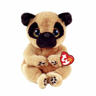 TY Beanie Babies Knuffel Mops Izzy 15 cm