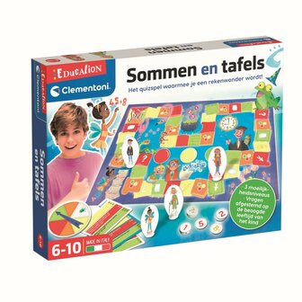 Clementoni Leerspel Sommen en Tafels