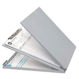 Westcott AC-E17002 Klembord Met Opbergvak Aluminium A4 (9&quot;x 12&quot;) Gesloten