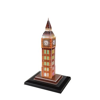 Cubic Fun 3D Puzzel Big Ben + LED Verlichting 28 Stukjes